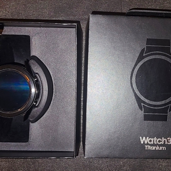Galaxy3 titanium watch